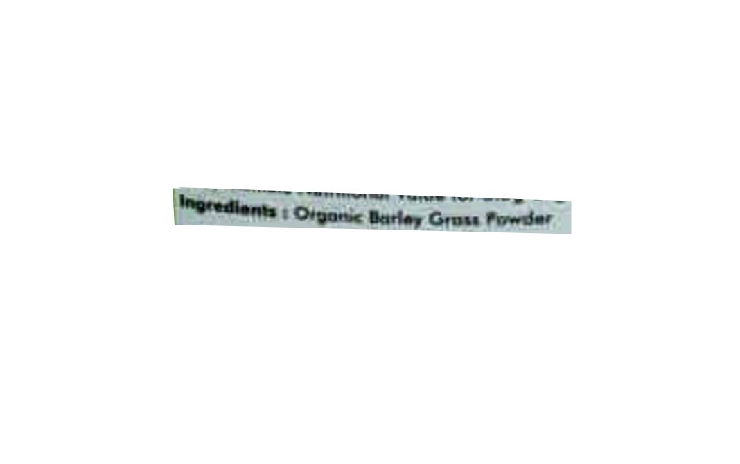 Herbal Hills Barley Grass Powder Green Food Supplement   Bottle  100 grams